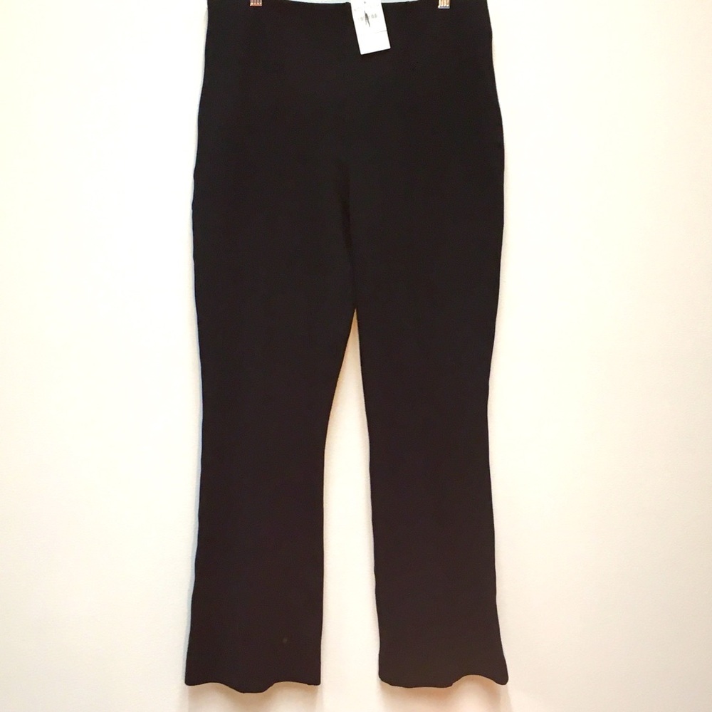 Spanx Ponte Flare Knit Pull On Pants XL Black NEW Stretch Office Business Casual
